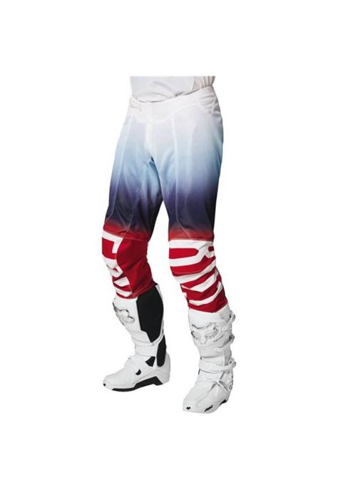 Pantalon Moto Airline Reepz Blanco/Rojo/Azul Fox.-0