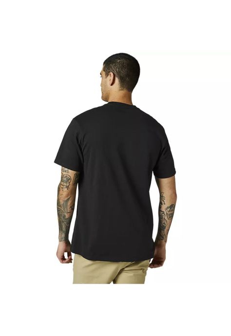 Polera Lifestyle Legacy Head Negro/Gris Fox-1