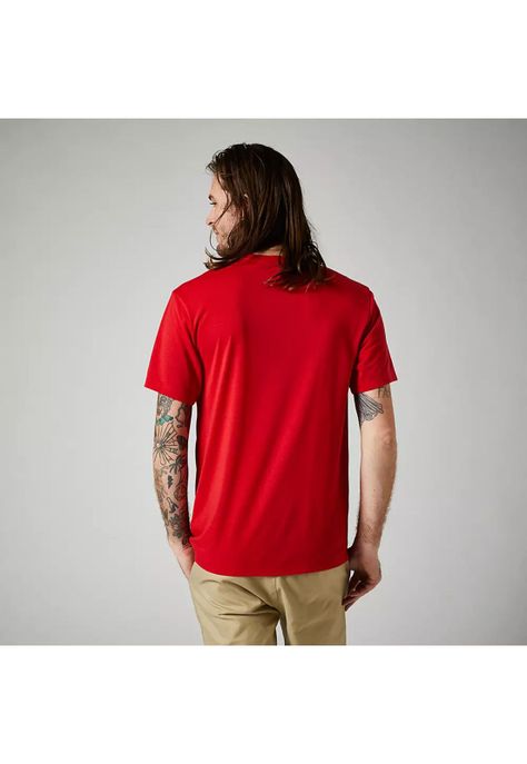 Polera Lifestyle Pinnacle Rojo Fox-1