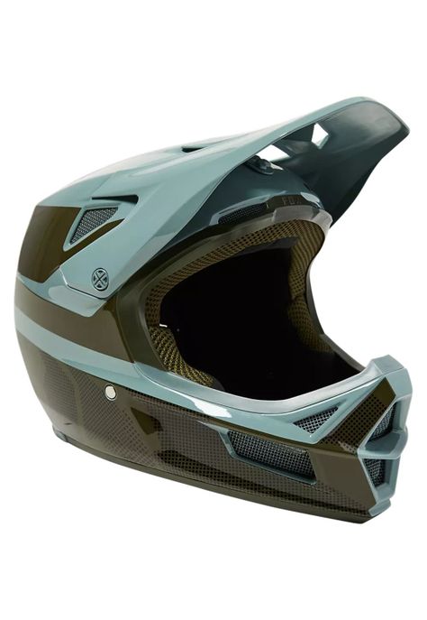 Casco Bicicleta Rampage Comp Verde Fox-0