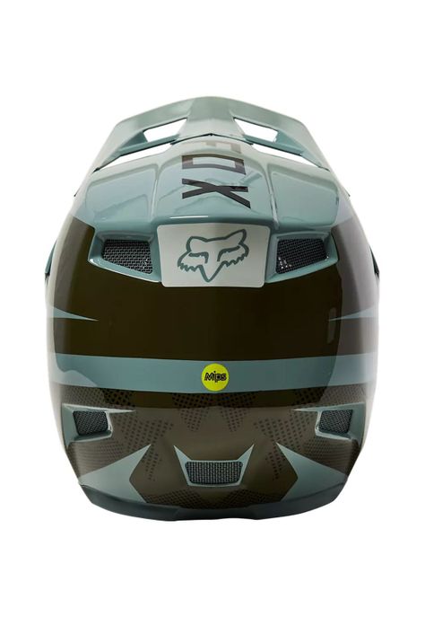Casco Bicicleta Rampage Comp Verde Fox-3