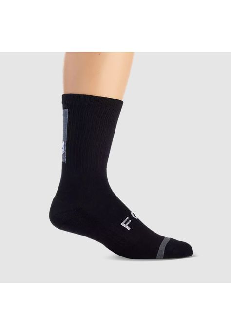 Calcetines Bicicleta Defend 8" Negro Fox-0