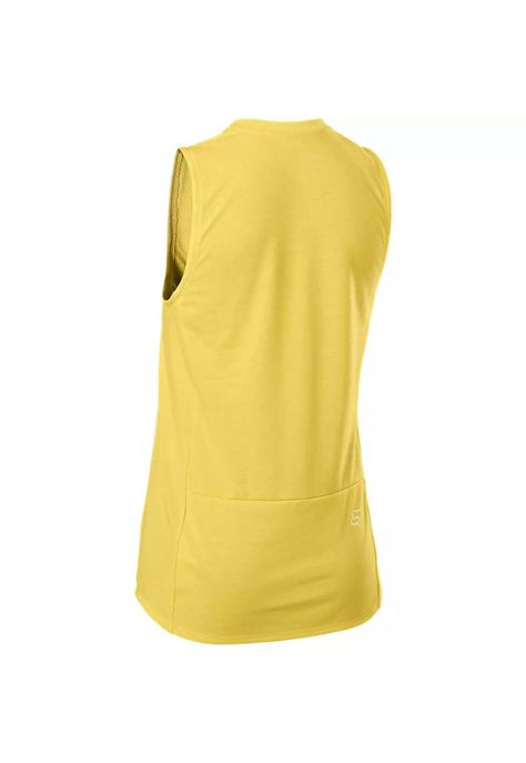 Polera Bicicleta Mujer Ranger Drirelease® Sin Mangas Amarillo Fox-1
