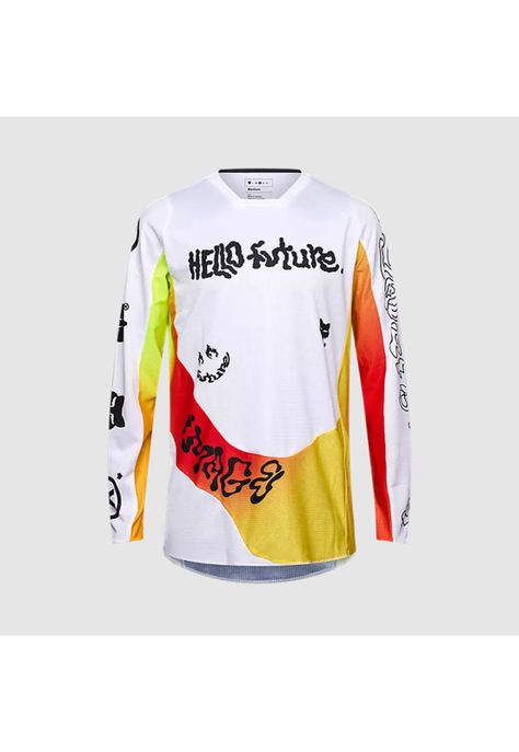 Polera Moto 180 Hello Future Blanco Fox-0