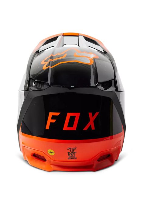 Casco Moto V2 Vizen Naranjo Fox-5