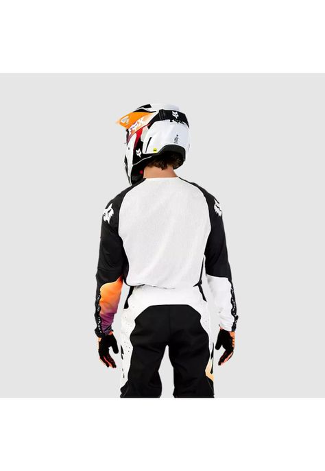 Polera Moto 360 Streak Blanco Fox-2