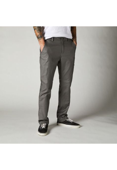 Pantalon Lifestyle Essex Stretch Gris Fox-0