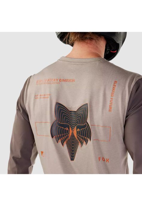 Polera Moto Ranger Offroad Cafe Claro Fox-3