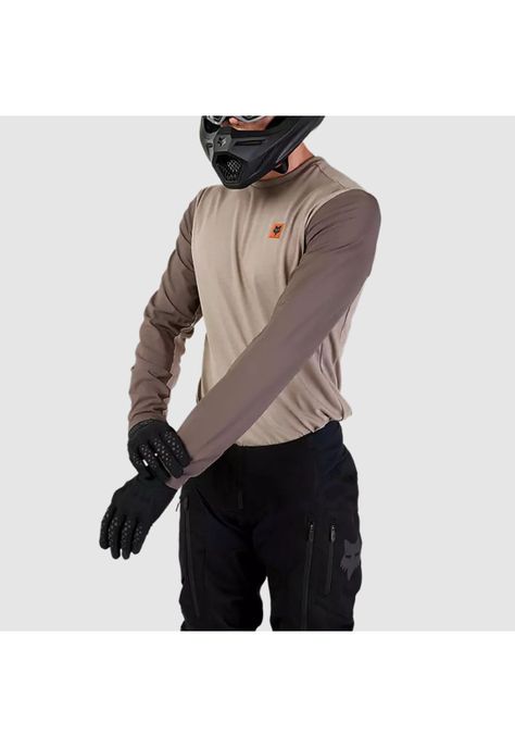 Polera Moto Ranger Offroad Cafe Claro Fox-4