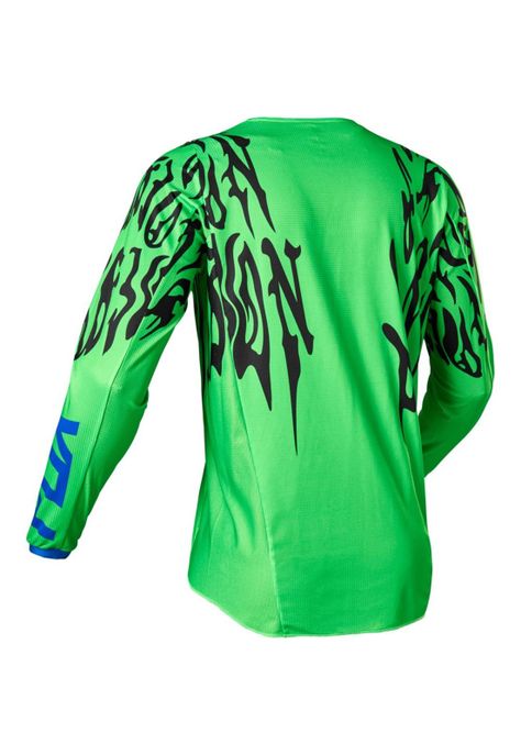 Polera Moto 180 Peril Verde Fox-2