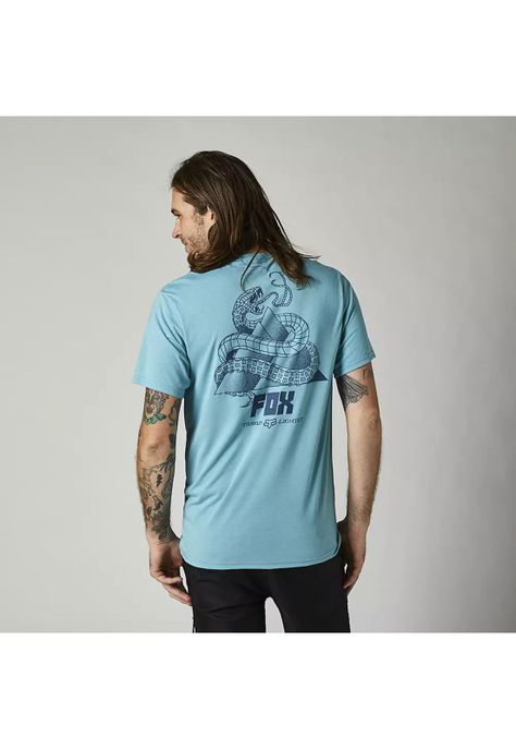 Polera Lifestyle Thread Lightly Celeste Fox-1