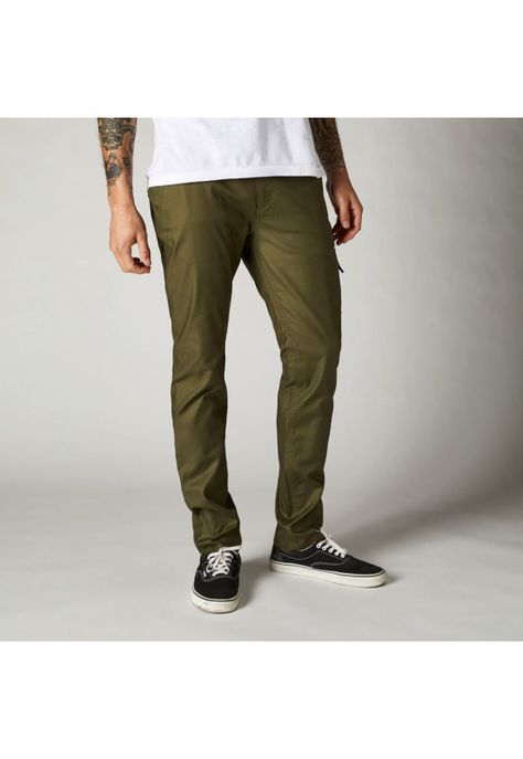 Pantalon Lifestyle Essex Verde Fox-0