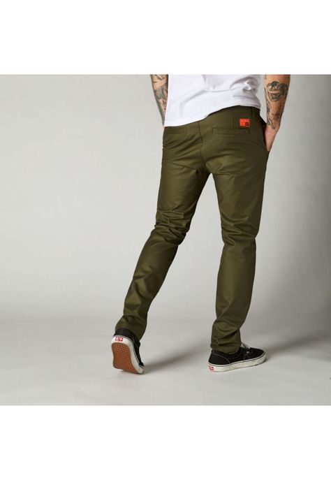 Pantalon Lifestyle Essex Verde Fox-1