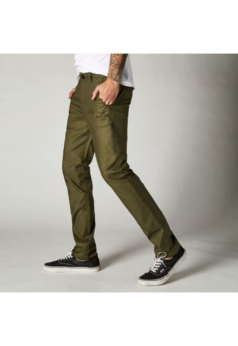 Pantalon Lifestyle Essex Verde Fox-3