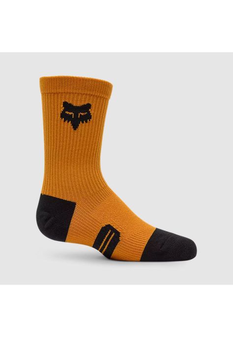 Calcetines Bicicleta Niño Ranger Crew Marron Fox-0