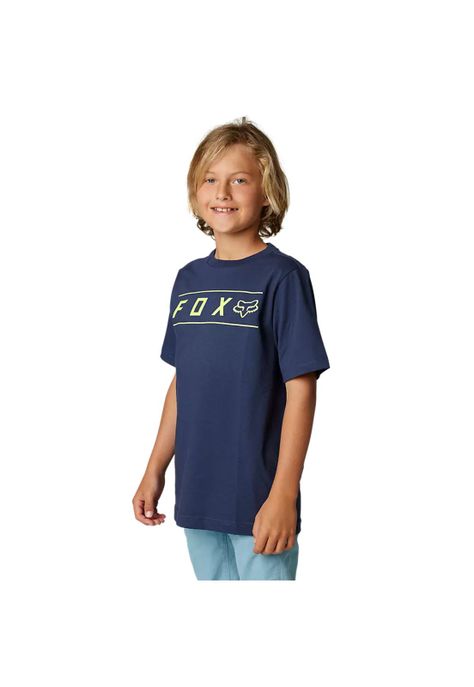 Polera Lifestyle Niño Pinnacle Azul Fox-1