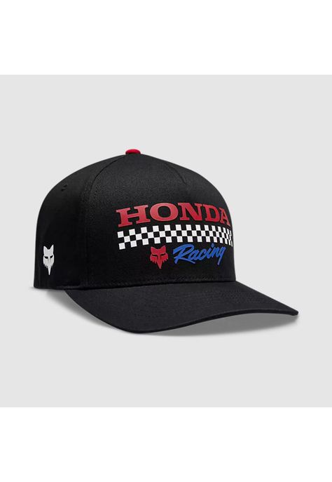 Gorro Jockey Lifestyle Honda Flexfit Negro Fox-0