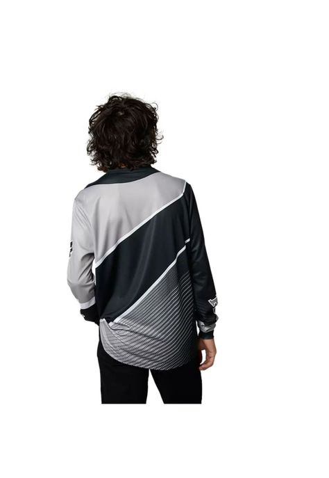 Polera Lifestyle Manga Larga Burm Negro Fox-2