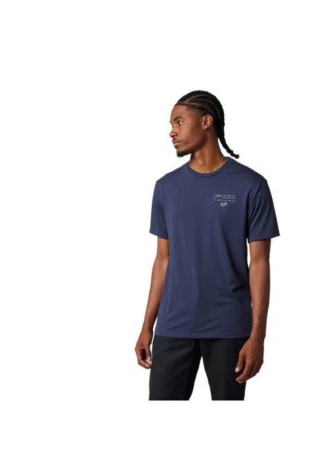 Polera Lifestyle Big Influence Drirelease® Azul Fox-1