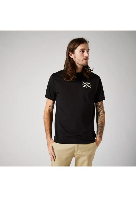 Polera Lifestyle Calibrated Negro Fox-0