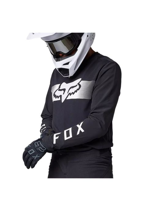 Polera Moto Ranger Offroad Negro/Blanco Fox-1