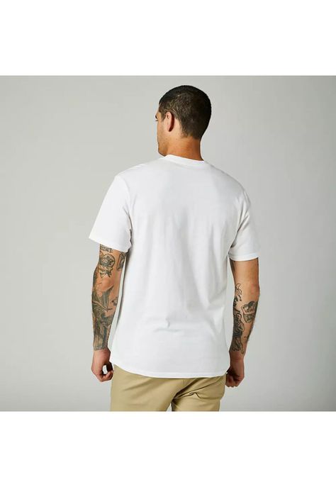 Polera Lifestyle Head Splitter Blanco Fox-1