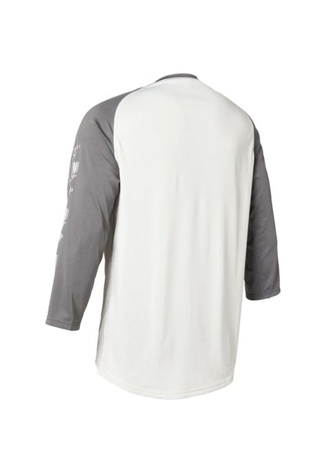 Polera Bicicleta Ranger Vibe 3/4 Blanco/Gris Fox-1