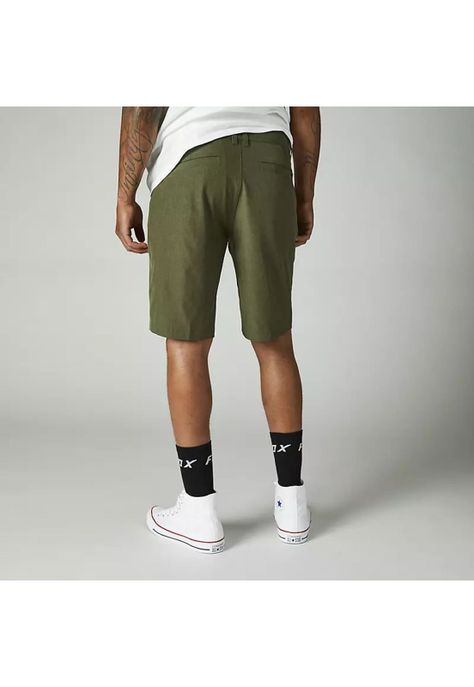 Short Lifestyle Essex Tech Stretch Verde Fox-3