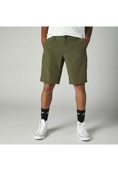 Short Lifestyle Essex Tech Stretch Verde Fox-4