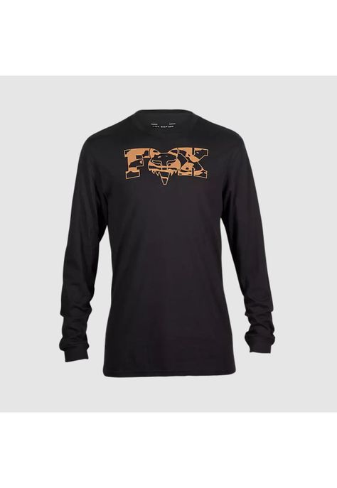 Polera Lifestyle Cienega Manga Larga Negro Fox-1