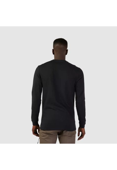 Polera Lifestyle Cienega Manga Larga Negro Fox-2