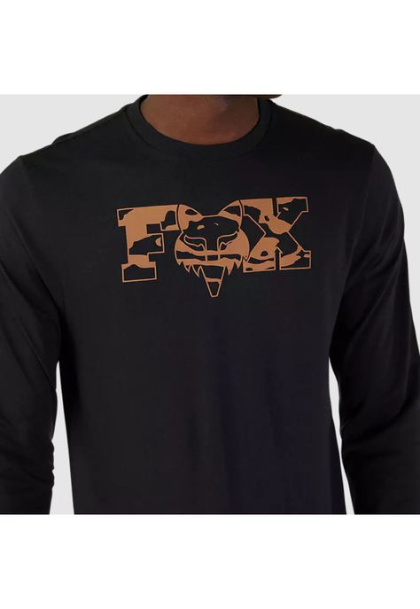 Polera Lifestyle Cienega Manga Larga Negro Fox-3