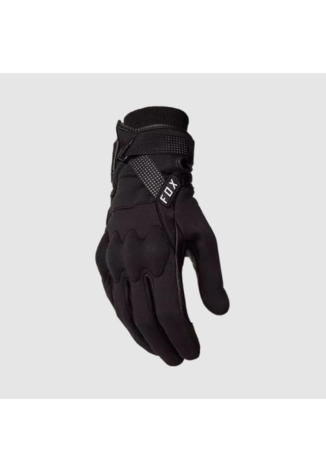 Guantes Moto Bomber Pro Stealth Negro Fox-0