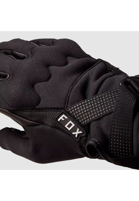 Guantes Moto Bomber Pro Stealth Negro Fox-3