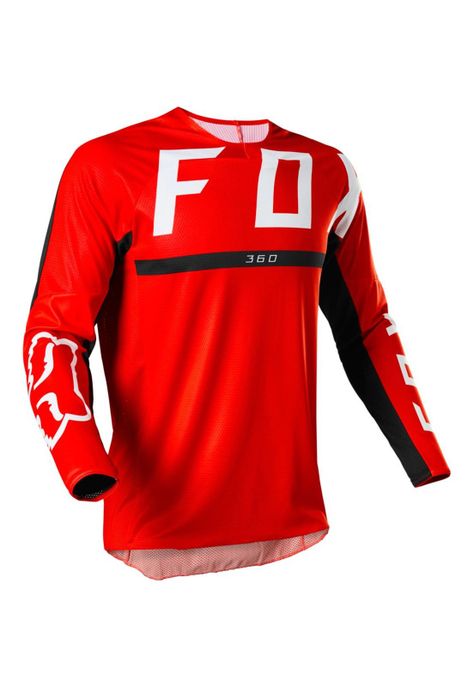 Polera Moto 360 Merz Rojo Fox-0