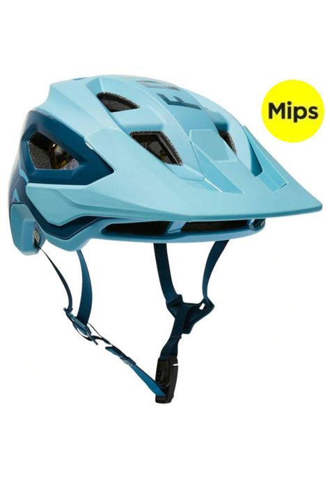 Casco Bicicleta Speedframe Pro Azul Fox-0