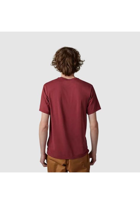 Polera Lifestyle Shield Rojo Fox -1