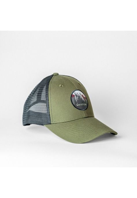 Gorro Jockey Lifestyle Trucker Peak 2 Peak Verde Whistler-0