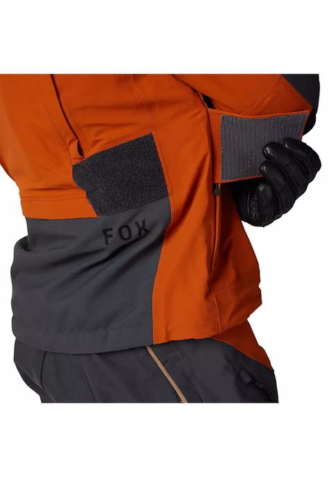 Chaqueta Moto Defend GORE-TEX ADV Impermeable Naranjo Fox-7