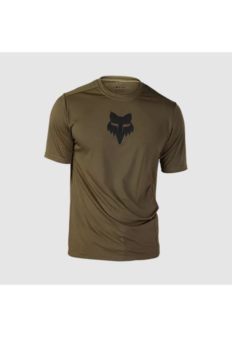 Polera Bicicleta Ranger Lab Head Verde Oliva Fox-0