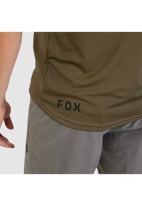 Polera Bicicleta Ranger Lab Head Verde Oliva Fox-3