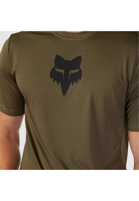Polera Bicicleta Ranger Lab Head Verde Oliva Fox-4