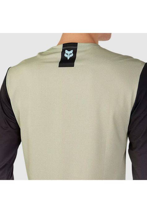 Polera Bicicleta Flexair Arcadia Manga Larga Crema Fox-1