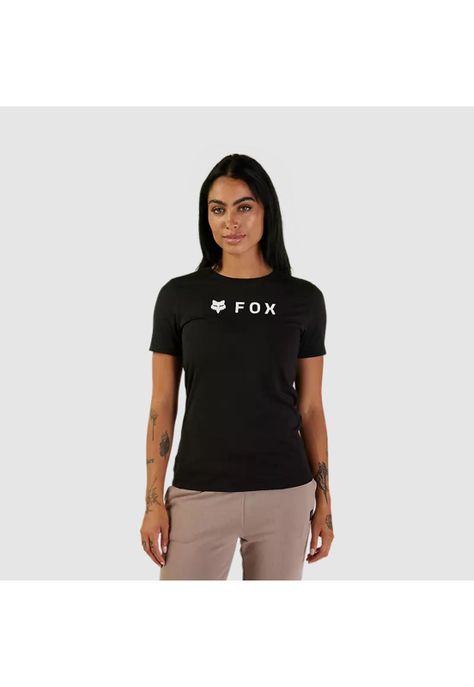 Polera Lifestyle Mujer Absolute Negro/Blanco Fox-0