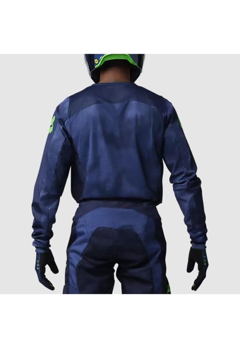 Polera Moto 180 Taunt Azul Fox-3