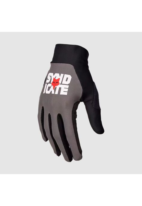 Guantes Bicicleta Flexair Syndicate Gris Fox-0