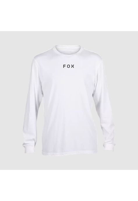 Polera Lifestyle Flora Premium Manga Larga Blanco Fox-1