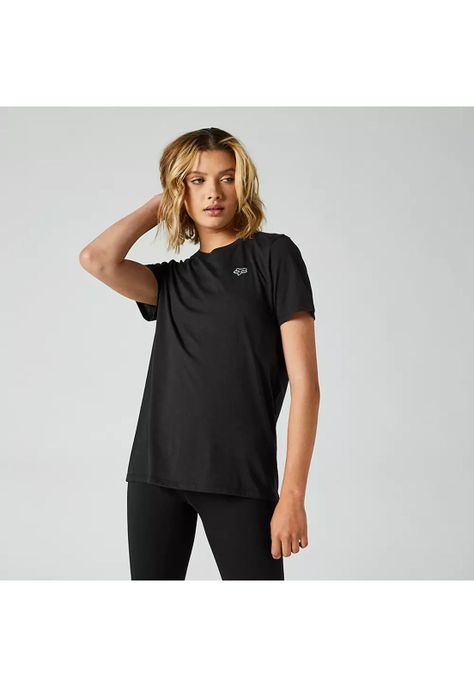 Polera Lifestyle Mujer Replical Negro Fox-0