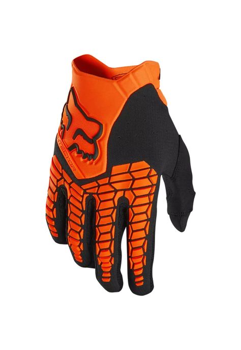 Guantes Moto Pawtector Naranjo Fox-0