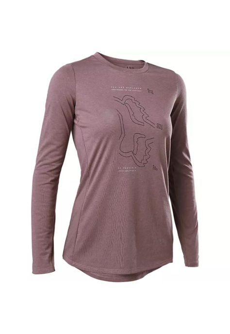 Polera Bicicleta Mujer Ranger Drirelease® Morado Fox-0